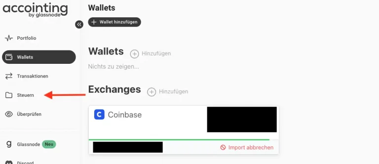 Coinbase Steuern Report 