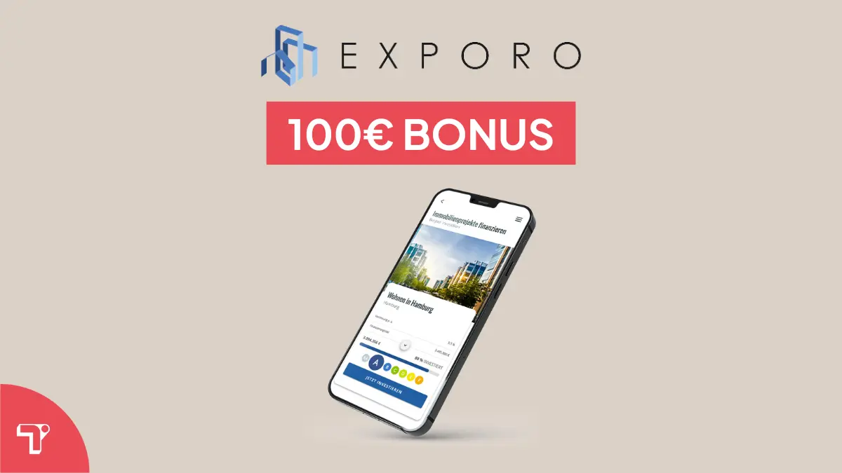 Exporo 100€ Bonus