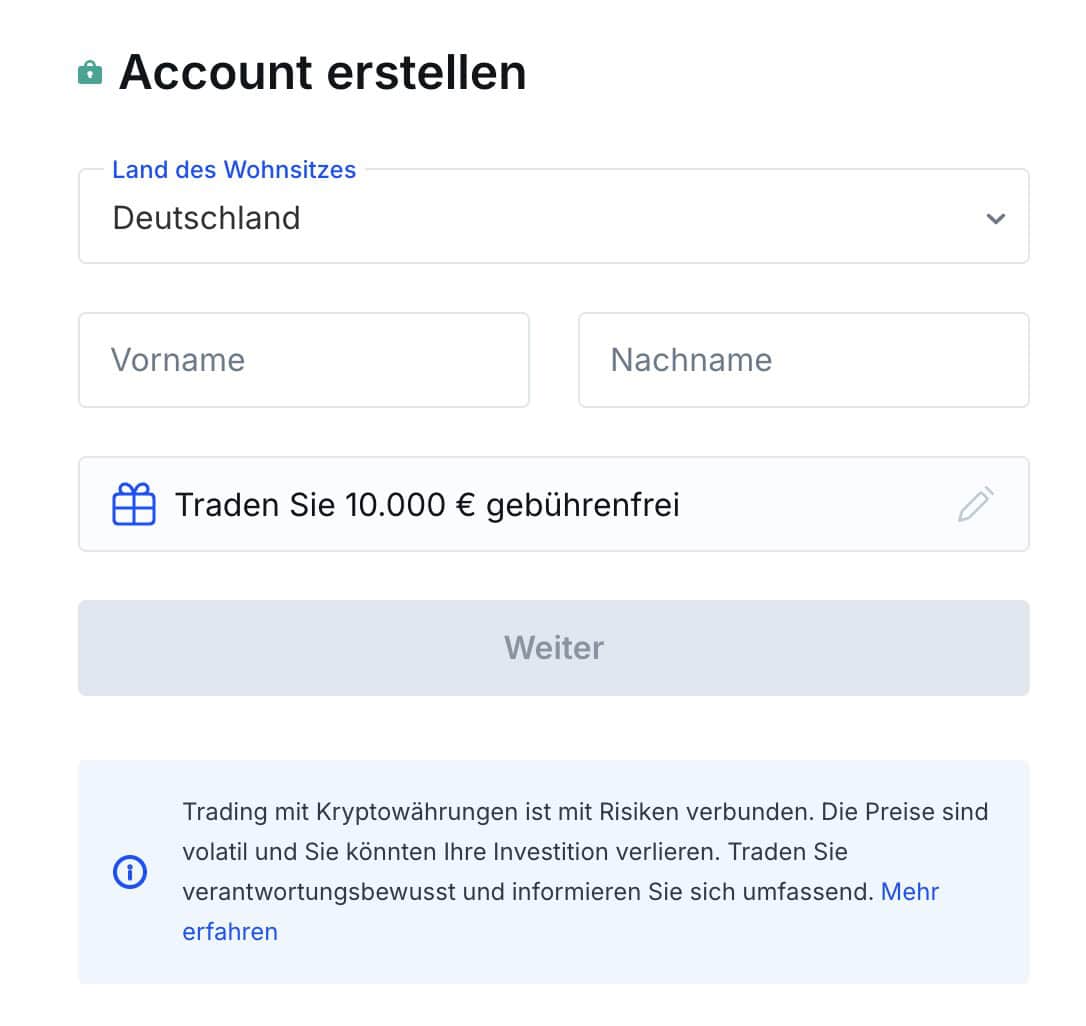 bitvavo account
