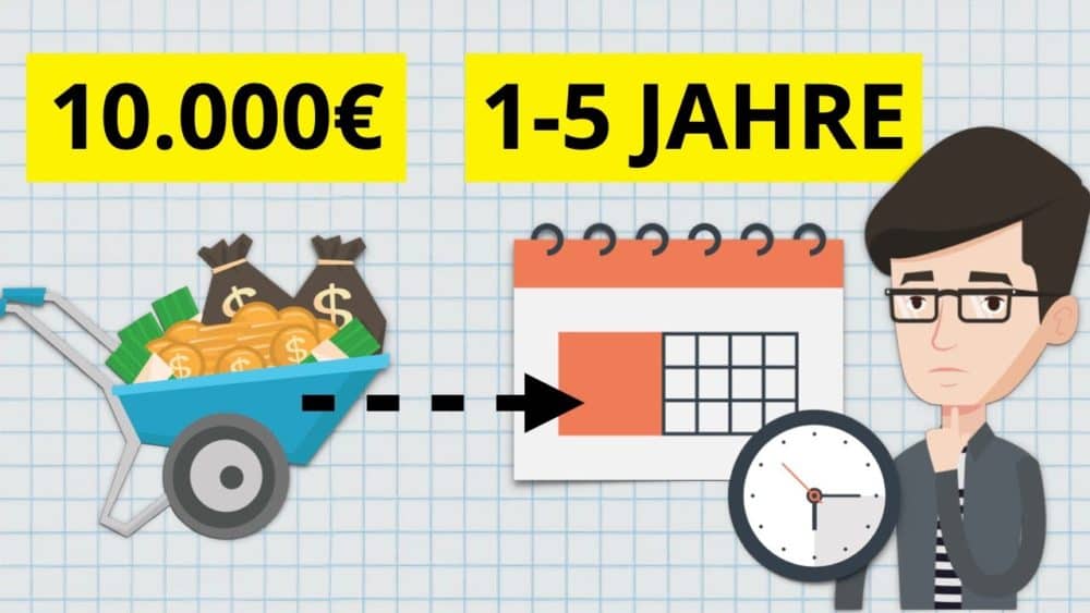 Wie 10.000 Euro anlegen für 1-5 Jahre? Kurzfristig bis mittelfristig Geld anlegen