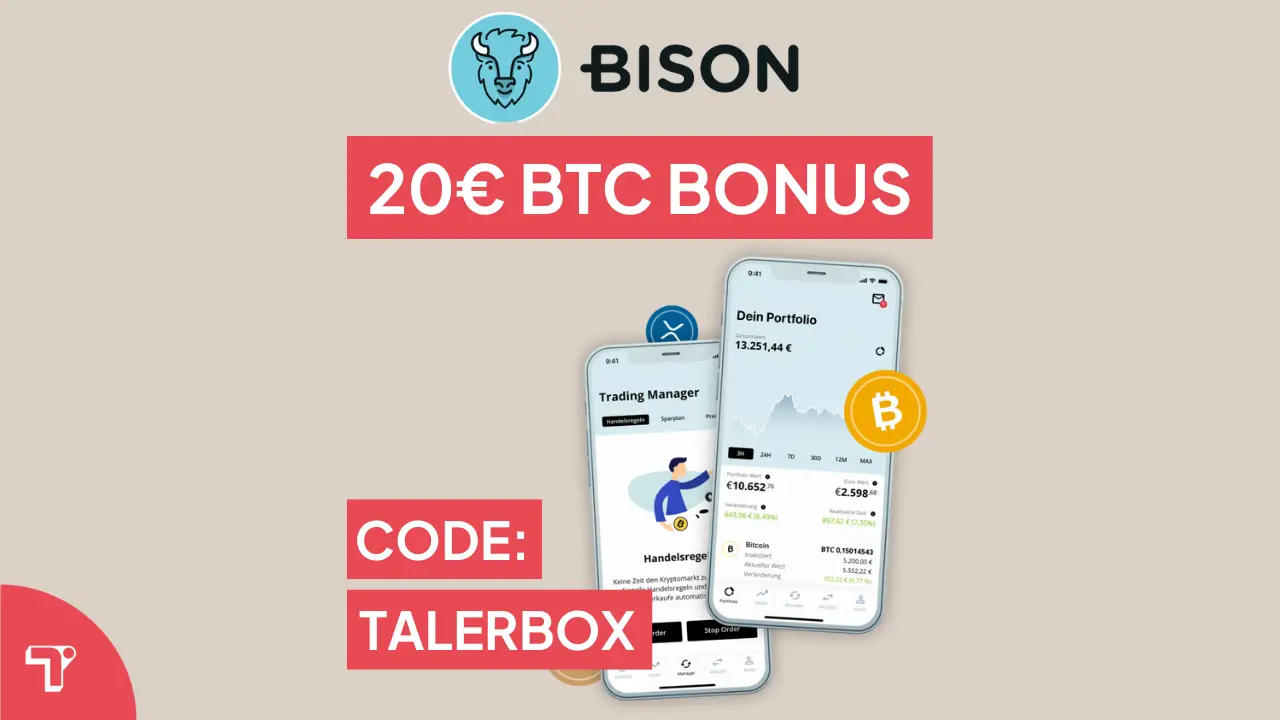 Bison App Aktionscode Talerbox