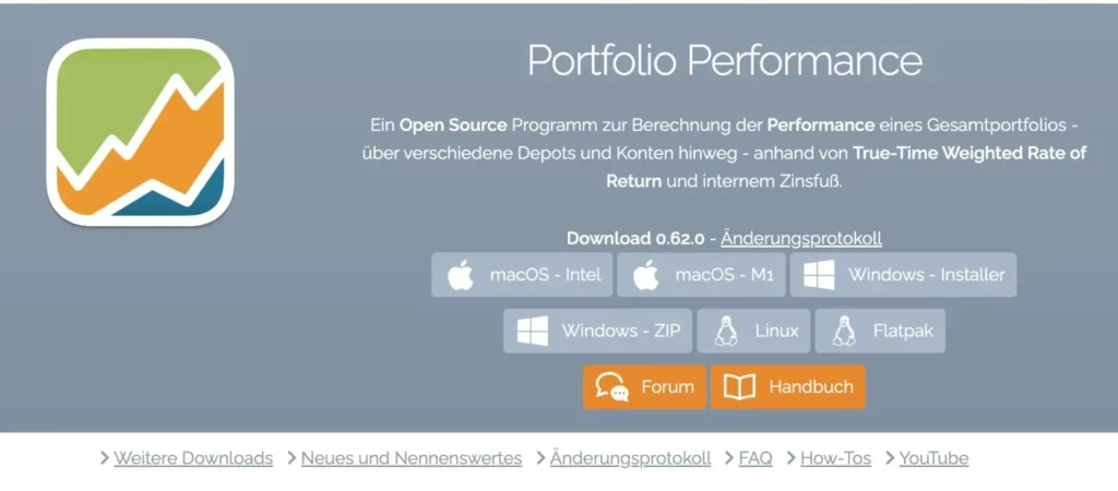 Portfolio Performance App download