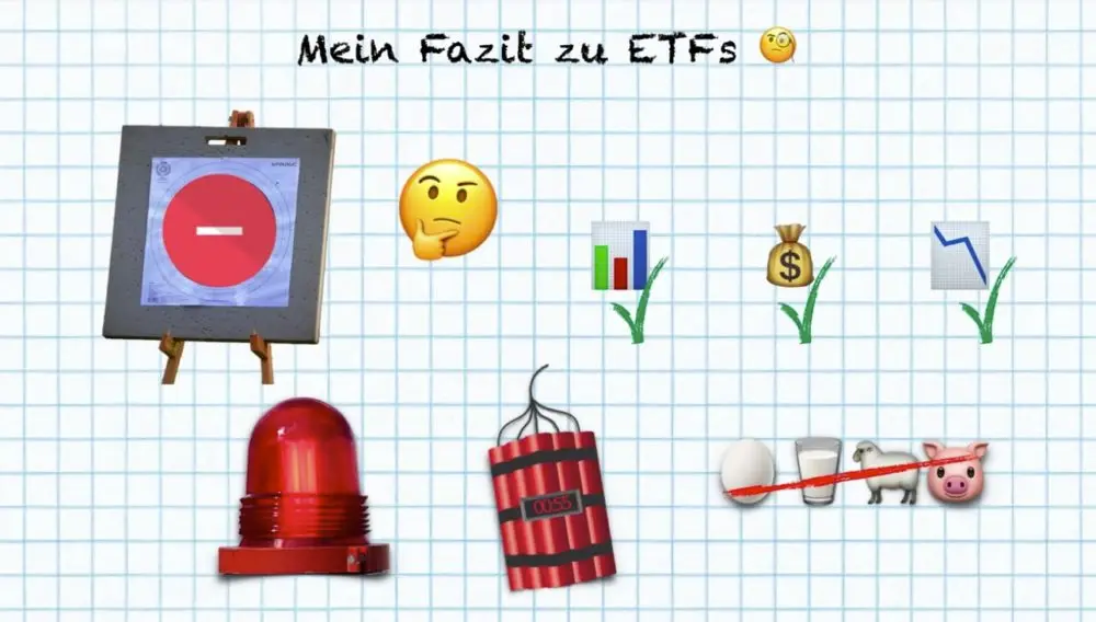 Fazit zu ETFs - ETFs sind nicht die eierlegende Wollmilchsau