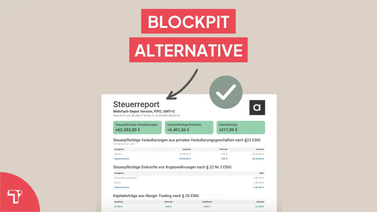 Blockpit Alternative 2023: Das beste Krypto Steuer Tool