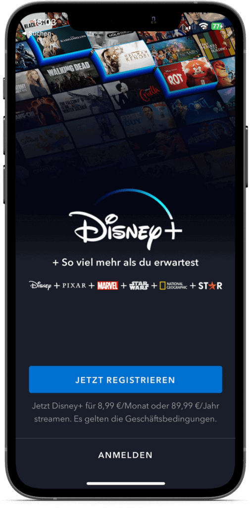 Disney+ Angebot im Ausland Türkei Anleitung