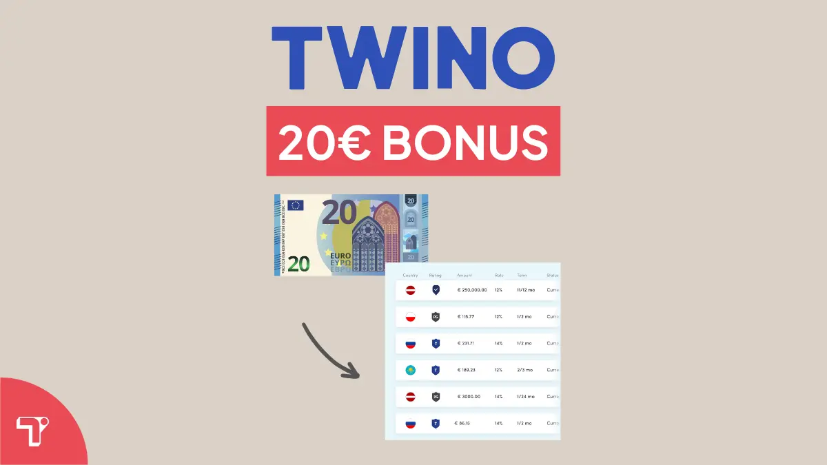 Twino promo code 20€ Bonus