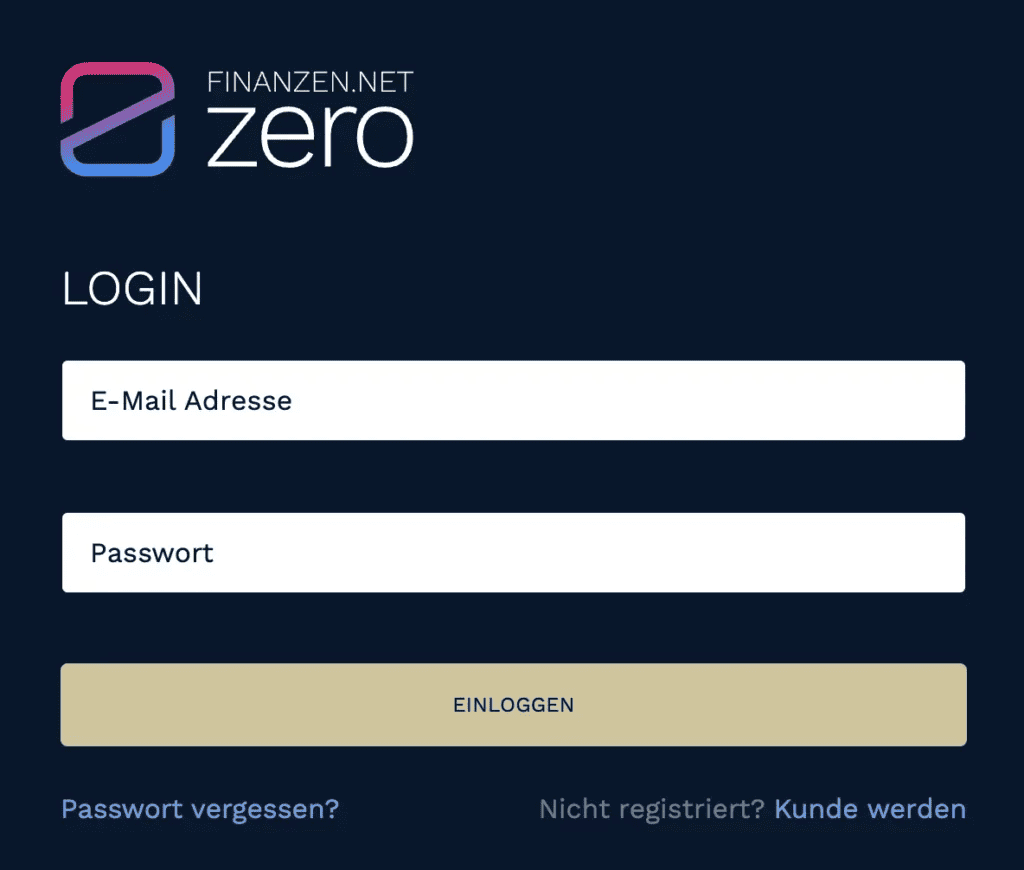 Finanzen.net Zero Promo Code Registierung