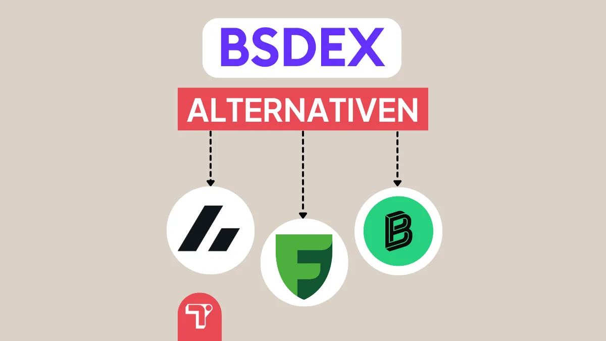 Top 3 BSDEX Alternativen im Vergleich inkl. 10 € Bonus