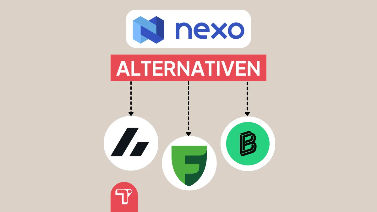 Top 3 Nexo Alternativen im Vergleich inkl. 10 € Bonus