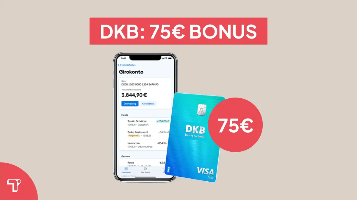 DKB Freunde werben – 70€ Bonus + Cashback