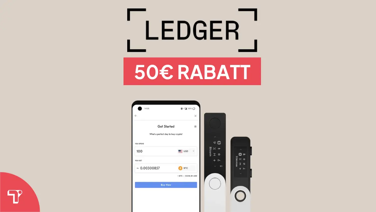 Ledger Rabattcode: 50€ in Bitcoin