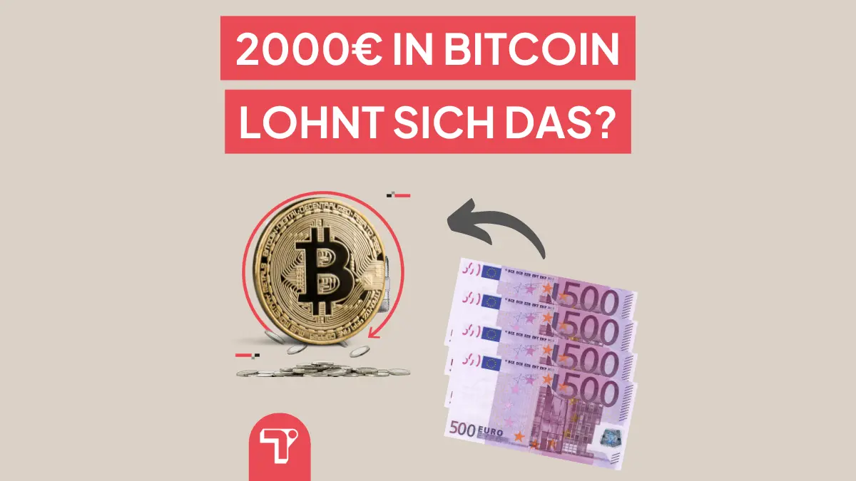 2.000 € in Bitcoin investieren